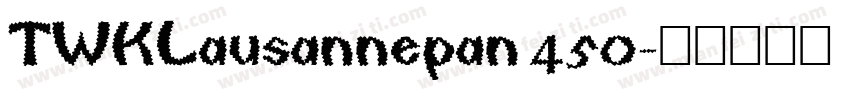 TWKLausannepan 450字体转换